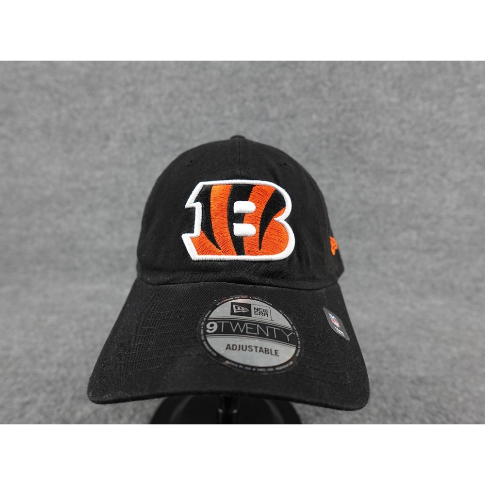New Era 9TWENTY Cincinnati Bengals Hat Mens OSFM Black Excellent NFL Cap